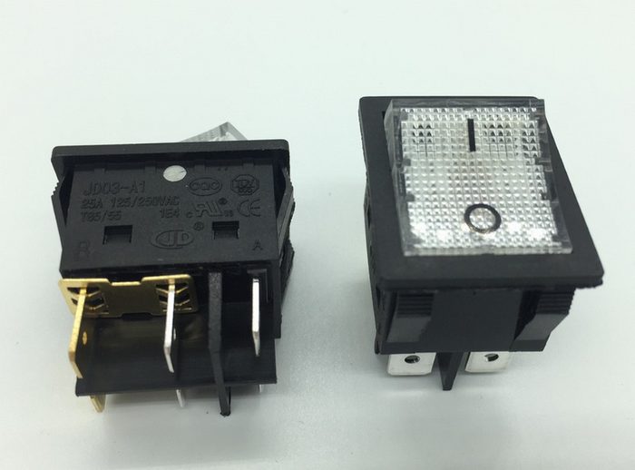 JD03-A1 Rocker Switch 16~30A 125/250VAC/400VAC