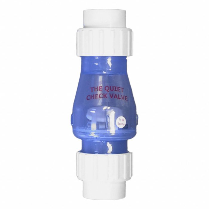 Silent Spring-Loaded Swing Inline Check Valve