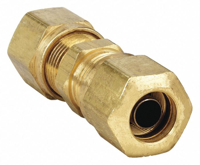 Compression Fitting Union: 1/2 in OD