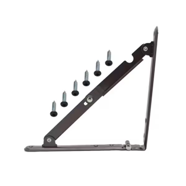 Folding Shelf Bracket, Brown