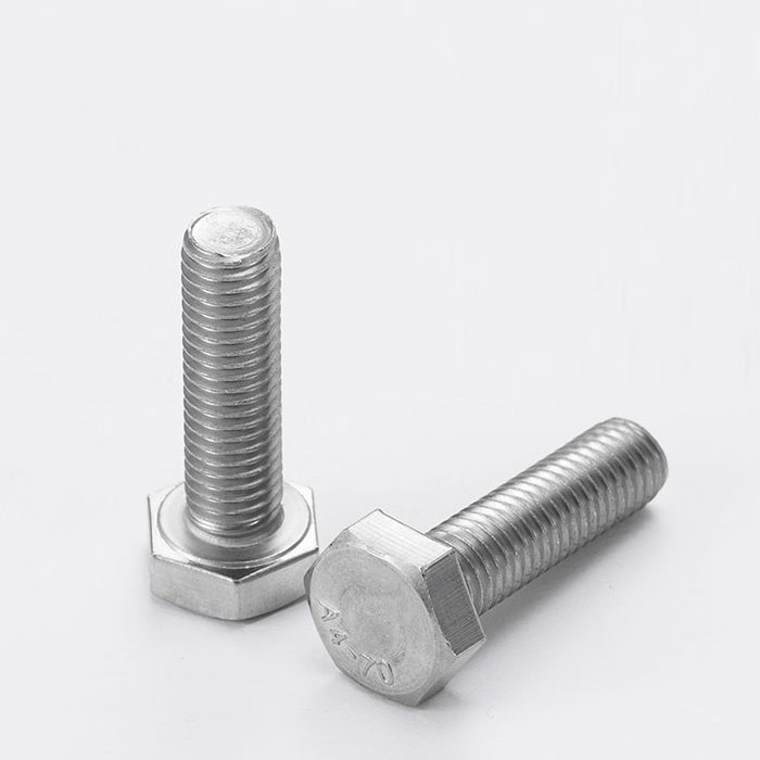 DIN933 M6 M12 A2-70 Stainless Steel SS304 Hexagon Head Hex Bolt