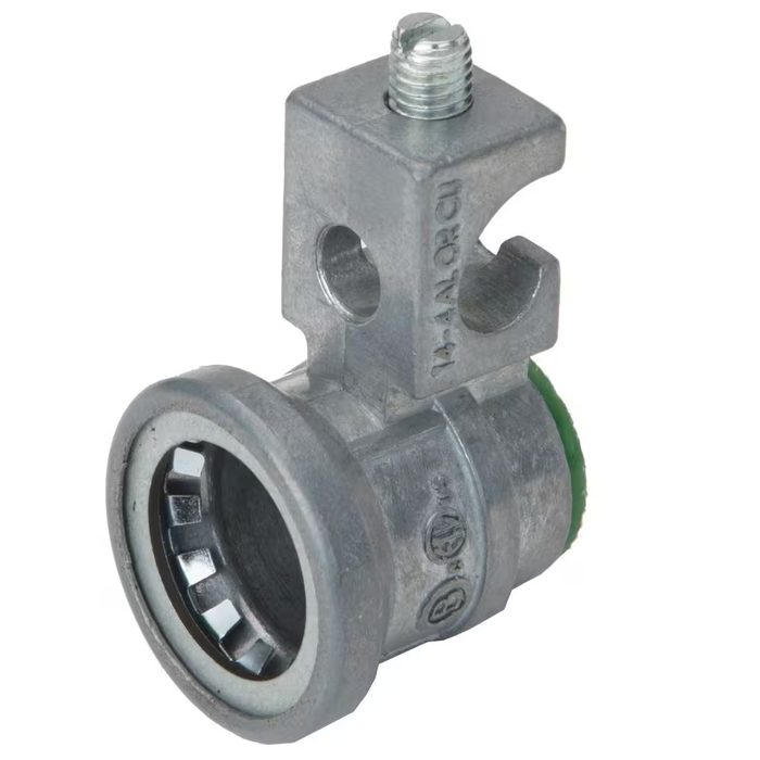 EMT Grounding Connector, 3/4 in, Push-On