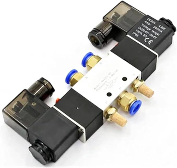 5/2-Way Double Solenoid Pneumatic Control Valve Sub-Base Mount