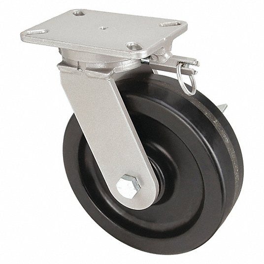 Swivel Total Lock Plate Caster