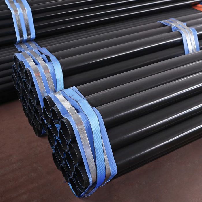 Pre-Galvanized Black Carbon Round Steel Tube
