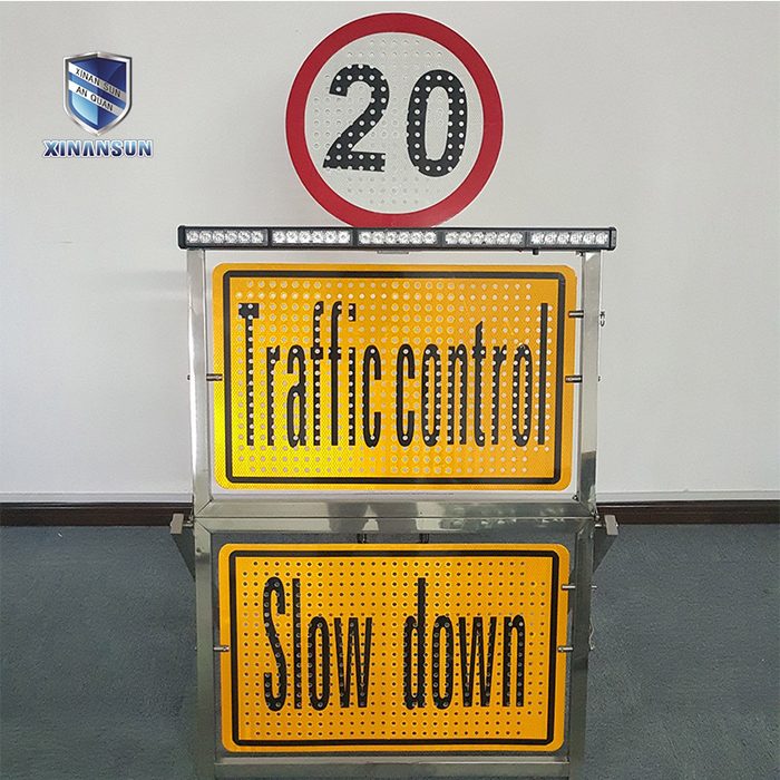 Aluminum Safety Signs Panel - Laser Marked Road Warning