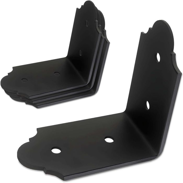 90 Degree Angle Bracket Large L Brackets 6x6 Heavy Duty Metal Support Brace