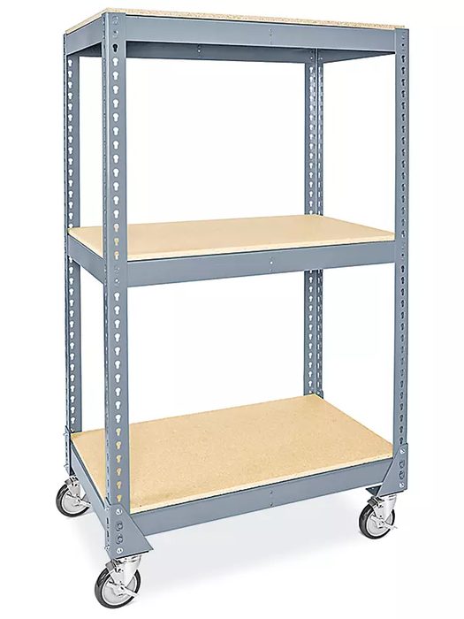 Mobile Wide Span Storage Rack, 36 x 24 x 67 H-7572