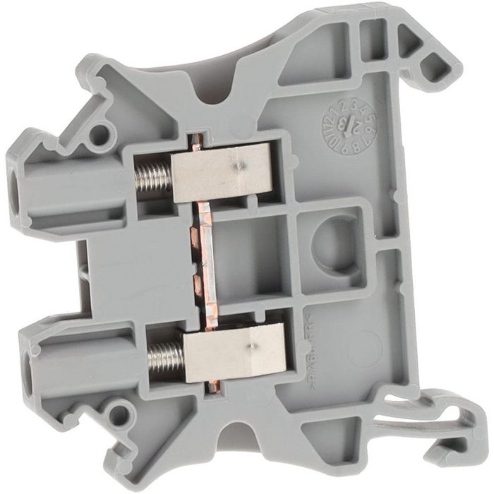 Polyamide Passthrough DIN Rail Mount Terminal Block