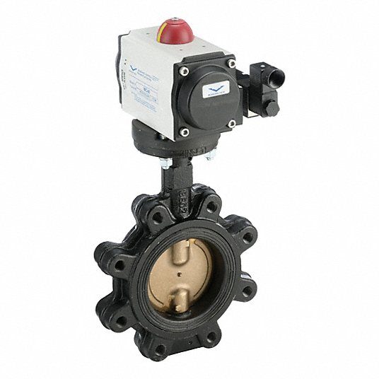 Double Acting Pneumatically Actuated Butterfly Valve