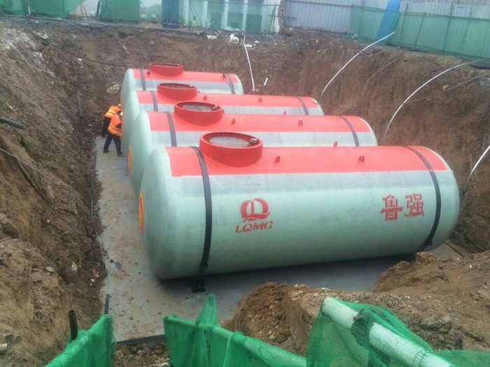 Underground Fuel Storage Tanks for Gas Station