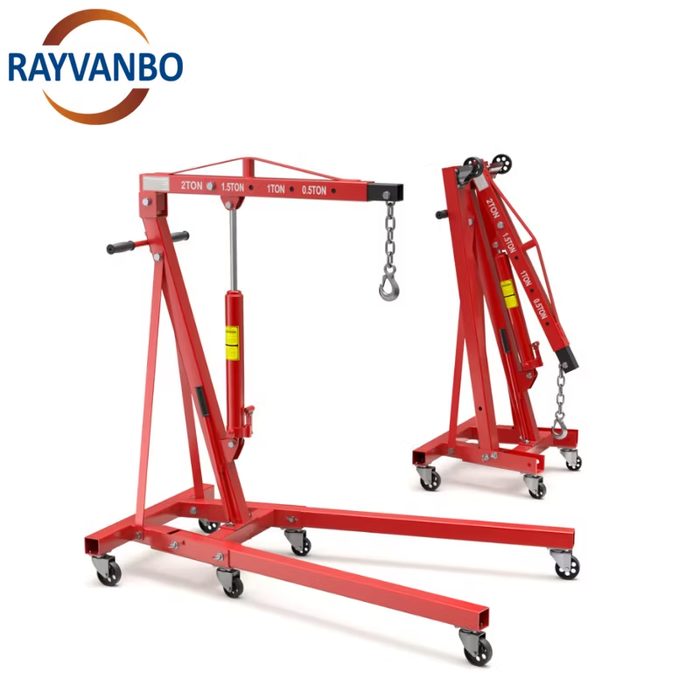 Folding Hydraulic Engine Hoist