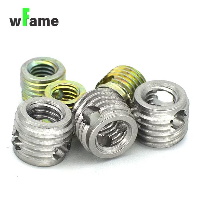 Brass Knurled Heat-Staking Threaded Insert Nuts for Plastics