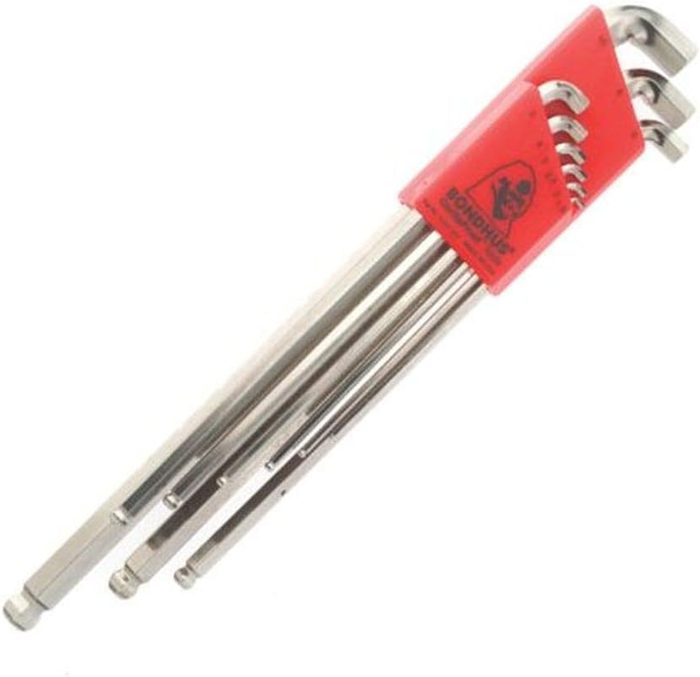 Stubby Arm Hex Balldriver Key Set
