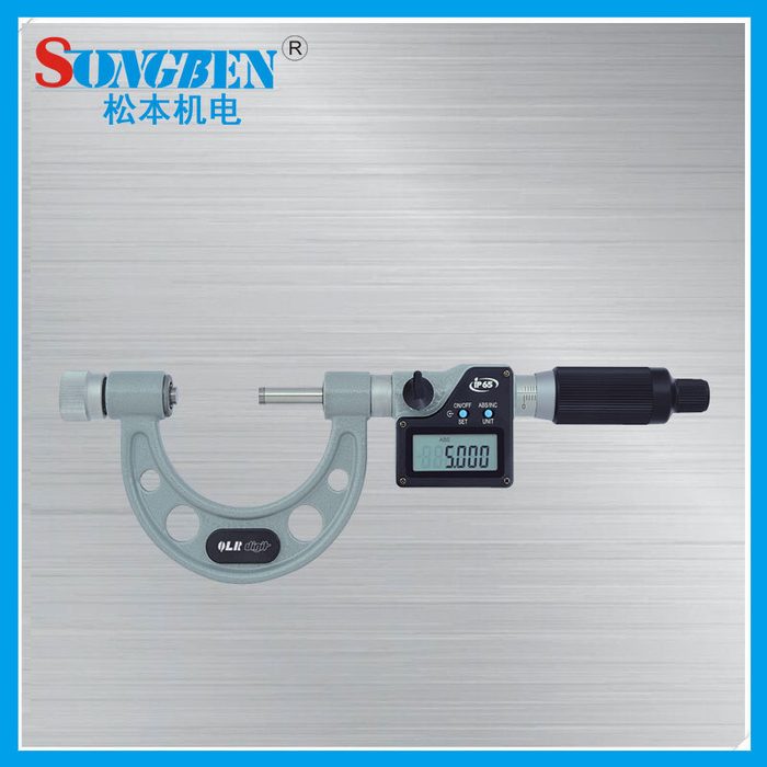 Electronic External Micrometer with Interchangeable Anvils