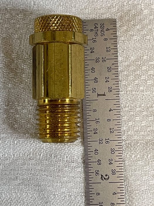 Low Profile Safety Valve, Adjustable Brass Vacuum Coin Op Air Machine