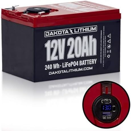 12V 25Ah LiFePO4 Deep Cycle Battery