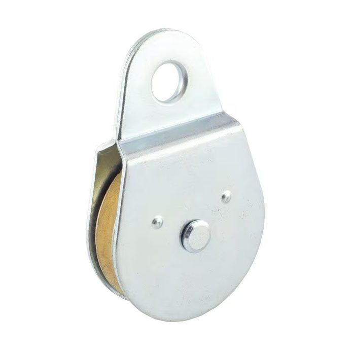 Zinc-Plated Rigid Single Pulley