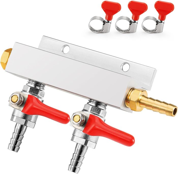 5/16'' Barb Fitting Gas Manifold CO2 Gas Distributor