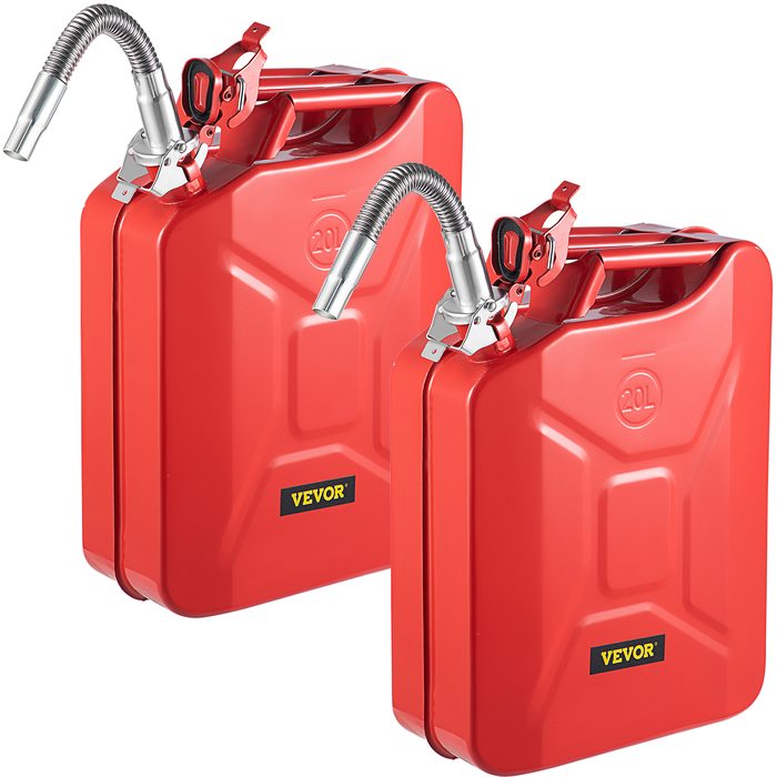 20 Liter (5 Gal) Jerry Fuel Can with Flexible Spout