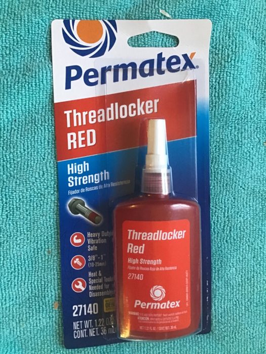 27140 High Strength Threadlocker Red