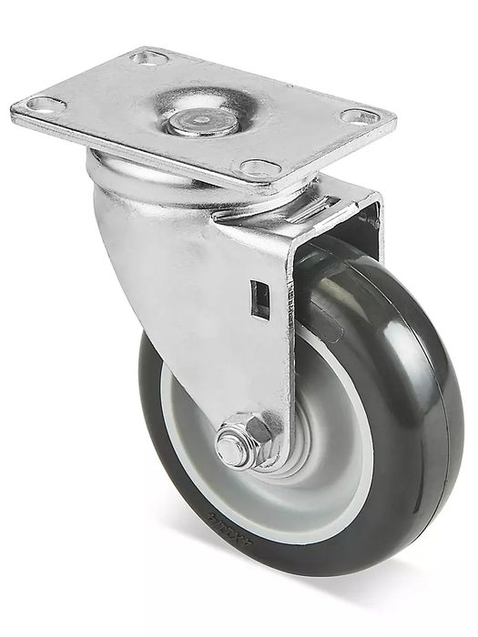 Standard Polyurethane Caster - Swivel, 4 x 1 1/4"