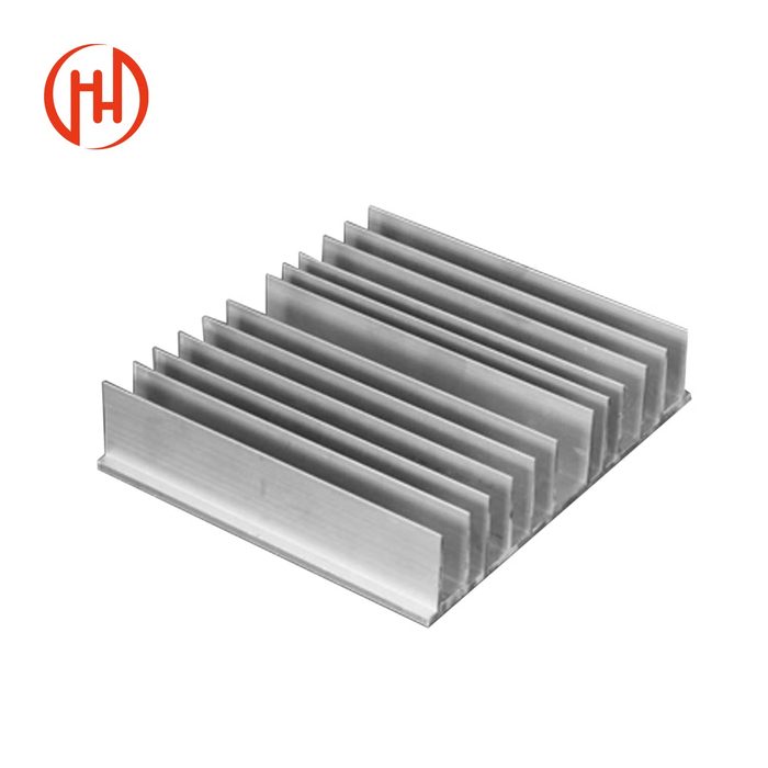 Aluminum Heat Sink, serrated fin