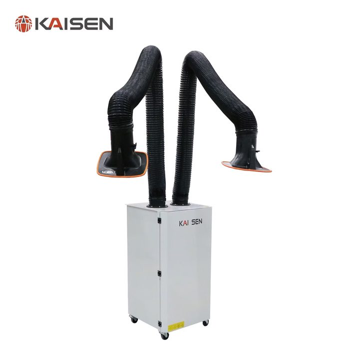 Economical Mobile Fume Extractor with Two Suction Arms
