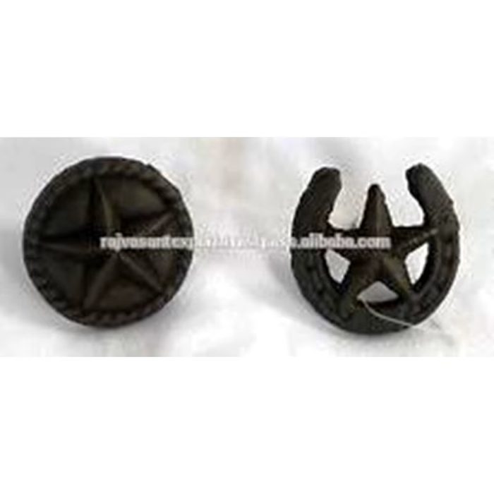 Rustic Cast Iron Star Shaped Cabinet Knobs