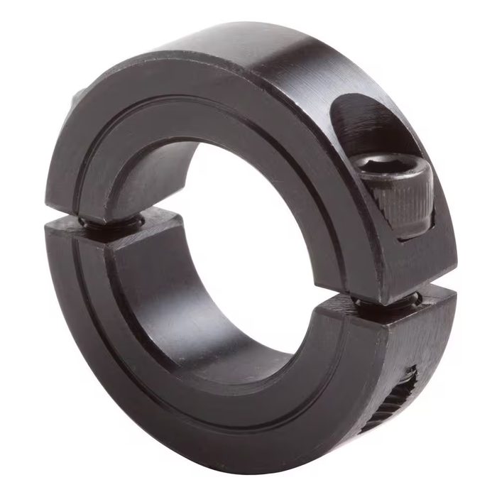 1 in. Bore Black Oxide Coated Mild Steel Clamp Collar