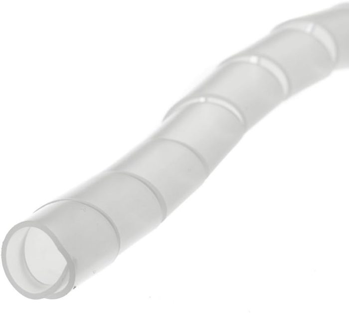 Clear Pre-Cut Spiral Wrap Electrical Wire Cable Protector