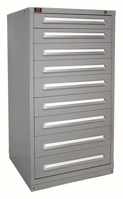 Modular Drawer Cabinet, 30 in x 28 1/4 in x 59 1/4 in, 9 Drawers