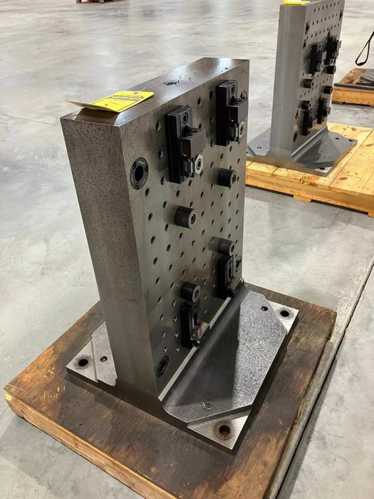 CNC Tombstone Fixture 2-Sided w/ Sub Plates & Toe Clamps