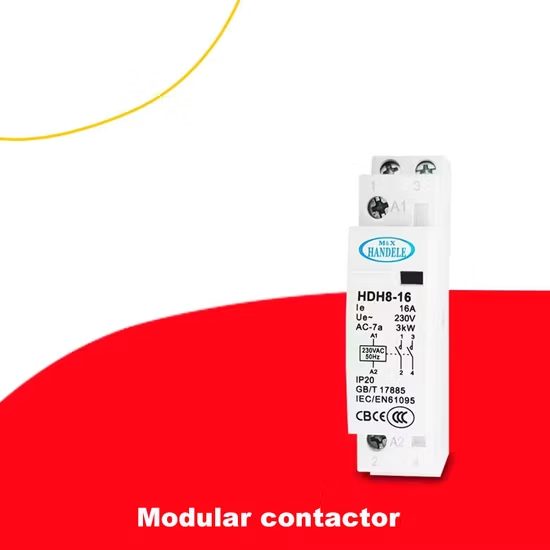 HDH8-16 4p 16A 400VAC Modular Contactor