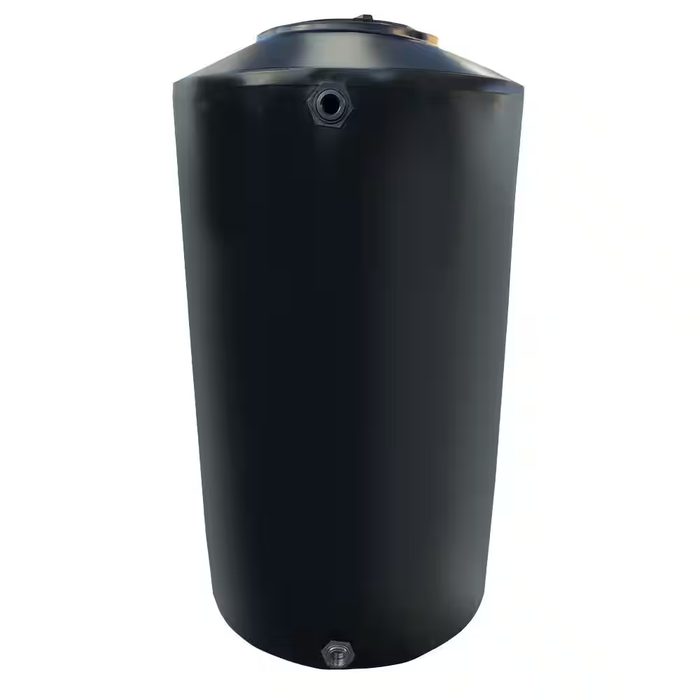 100 Gal. Black Vertical Water Storage Tank