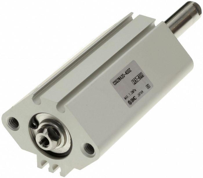 Compact Double-Acting Air Cylinder, 12 mm Bore Dia, 25 mm Stroke Lg