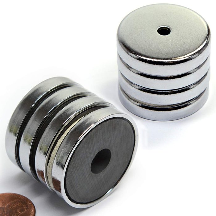 Ceramic Ferrite Round Base Cup Pot Magnet