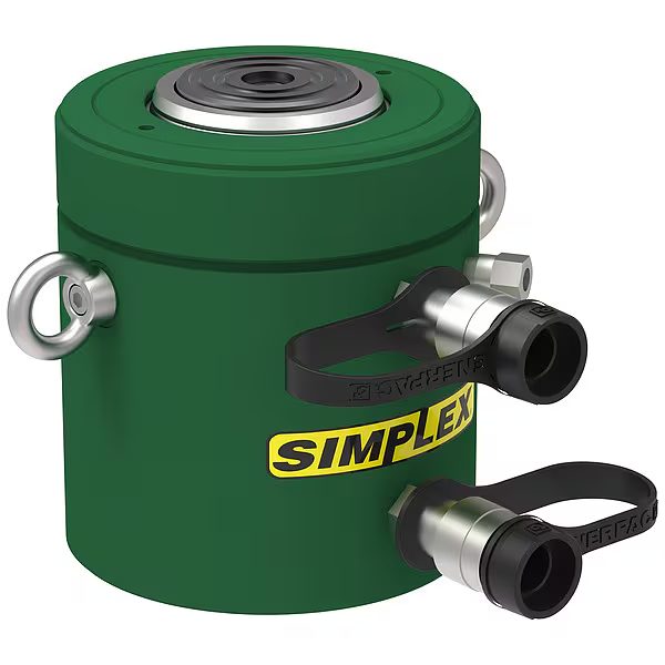 Single Acting Lock Nut Hydraulic Ram, 105 ton Nominal Capacity, 2" Stroke