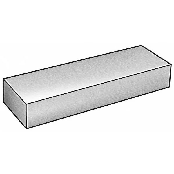 Aluminum Flat Bar, 6061, 5/8 x 1 In, 1 Ft