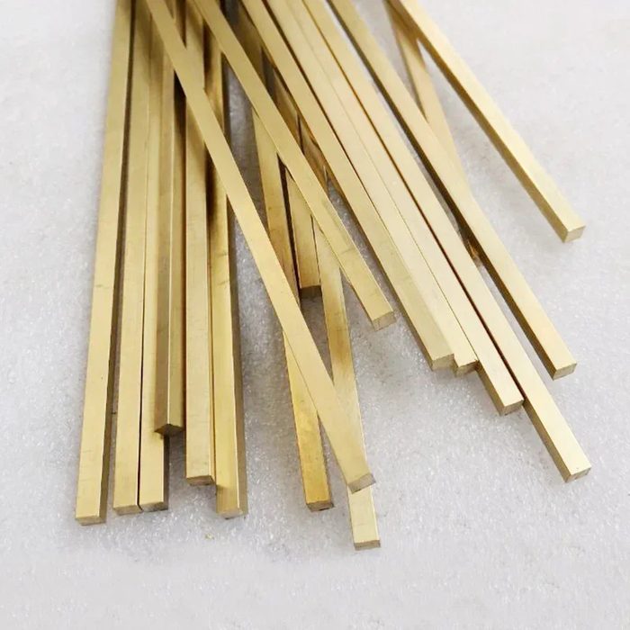 Brass Flat Bar Square Stick