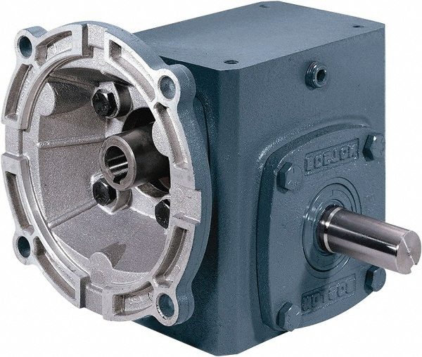 Speed Reducer: Quill, 1.33" Center to Center Shaft, 20:1, 0.52 hp Max Input, Worm Gear Single Shaft, 0.625" Shaft Dia