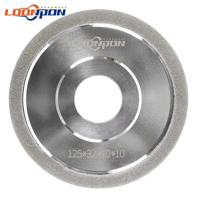 Flat Diamond Grinding Wheel 3 inch 150 Grit, 1/2" Arbor