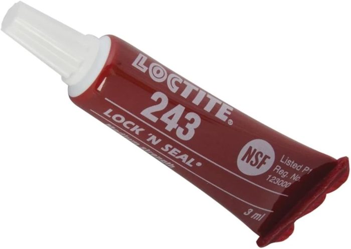 243 Blue Medium Strength Threadlocker