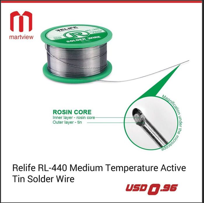 RL-440 Rosin Core Solder Wire