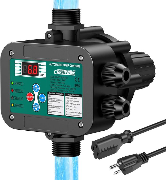 Adjustable Pressure Switch for Well Pump
