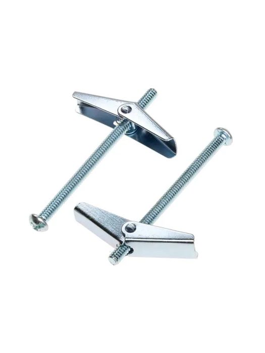 3/8"-16 x 4" Zinc Plated Toggle Bolt Anchors