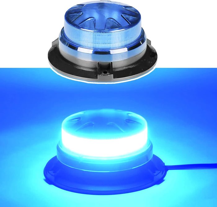 Emergency Lighting Blue Led Beacon S.A.E. Class I