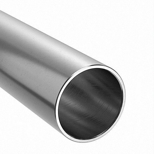 304 Stainless Steel Round Tube, 1 in Outside Dia