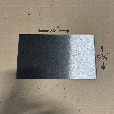 Sheet Metal, 14 Gauge, 8 x 6 inch, Cold Rolled Steel