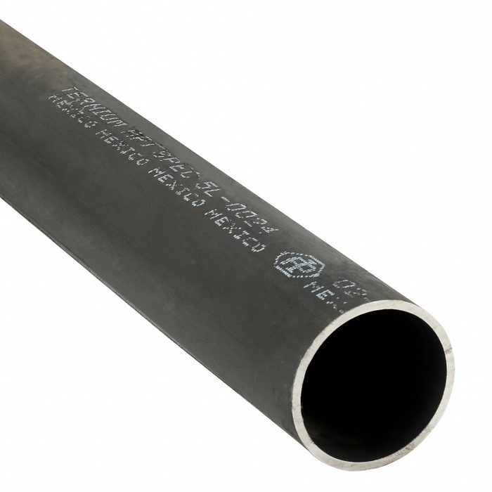 4 in Nominal Pipe Size, Male NPT x Male NPT, Schedule 40, Black Grade A Steel Pipe